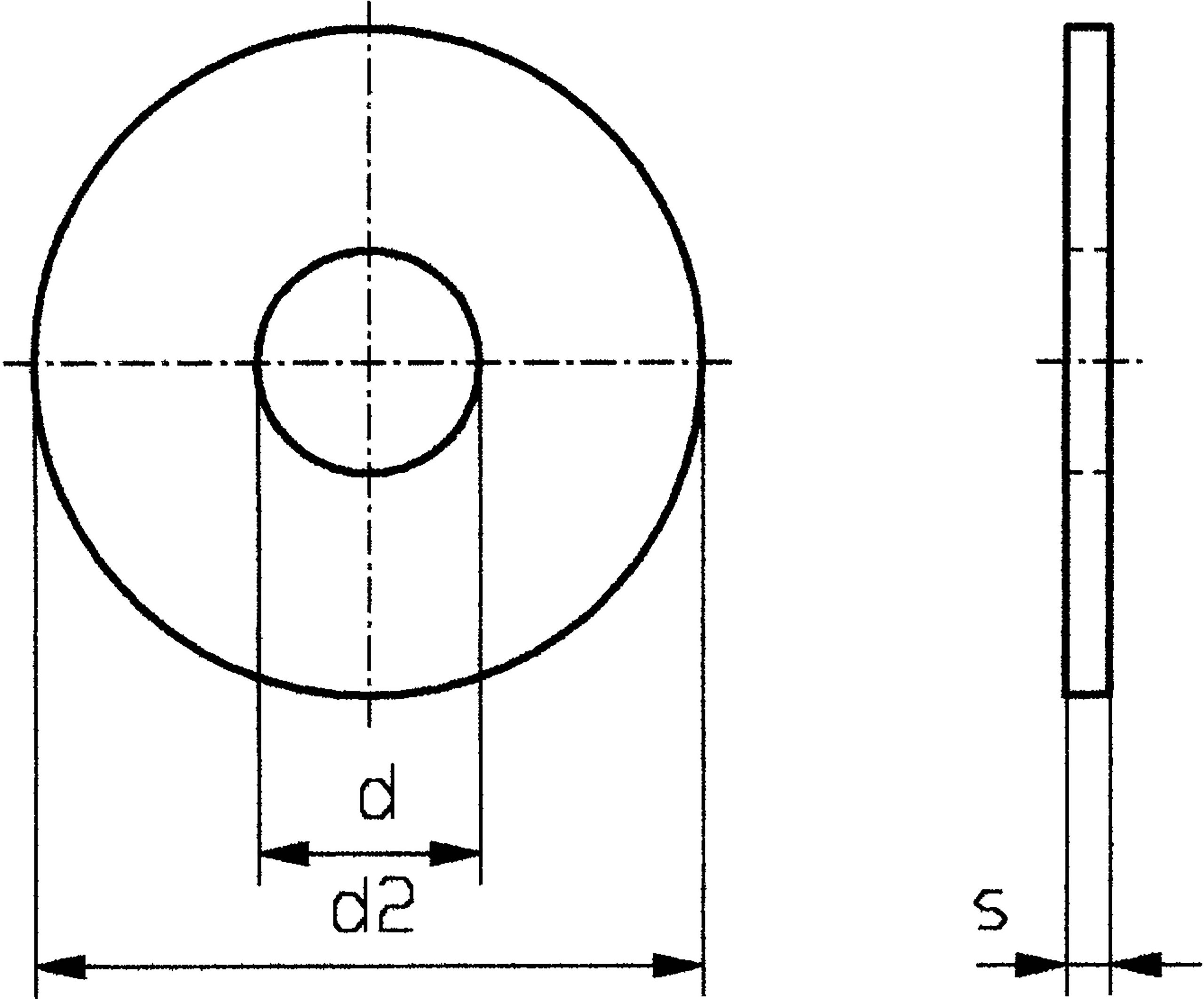 Podkładka Toolcraft 189011, M6, O = 18 x 6,4 mm, 1,6 mm, DIN 9021, 100 szt. - obrazek 1