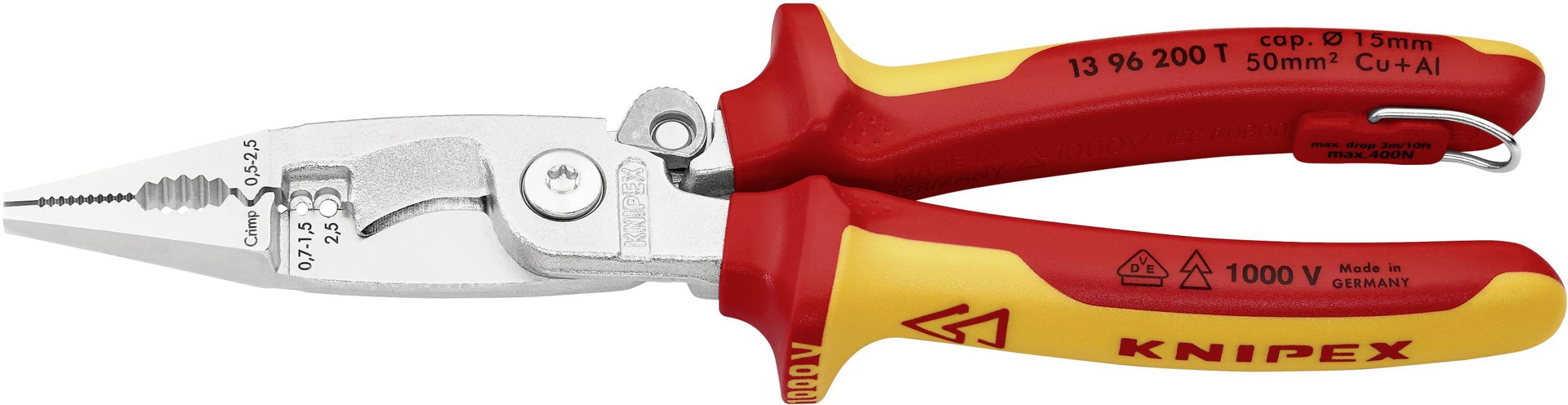Szczypce wielofunkcyjne Knipex 13 96 200 T - obrazek 1