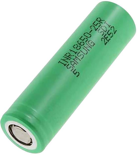 Samsung NR18650-25R Akumulator specjalny 18650 Nadaje się do dużych prądów, Możliwa wysoka temperatura, Płaska-Góra Li-I - obrazek 1