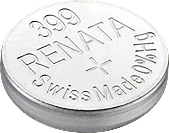 Ogniwo guzikowe 399 Renata 1.55 V 1 szt. 53 mAh tlenkowo-srebrowe Ogniwo guzikowe 399 Renata 1.55 V 1 szt. 53 mAh tlenkowo-srebrowe