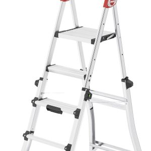 Hailo TL 100 TopLine 8450100 aluminium Drabina teleskopowa Maksymalna wysokość robocza: 3.09 m srebrny, czerwony, czarny Hailo TL 100 TopLine 8450100 aluminium Drabina teleskopowa Maksymalna wysokość robocza: 3.09 m srebrny, czerwony, czarny