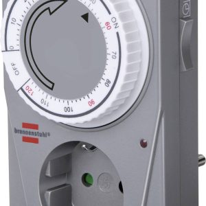 Brennenstuhl 1506590 Timer ze złączem analogowy Program dzienny 1, 120 min 3680 W IP20 Brennenstuhl 1506590 Timer ze złączem analogowy Program dzienny 1, 120 min 3680 W IP20