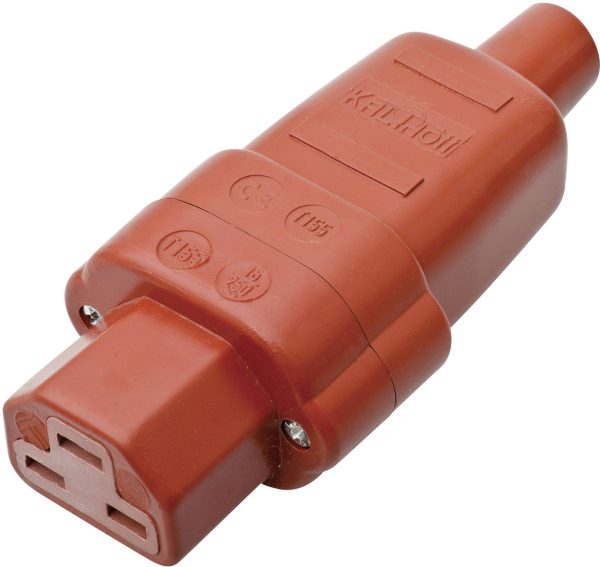 Kalthoff 444001 Złącze męskie IEC 444, styki: 2 + PE, 250 V, 16 A, 1 szt.