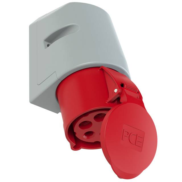 Gniazdo PCE 125-6tt, 400 V, 32 A, IP44 - obrazek 1