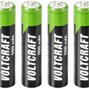 Akumulator AAA/R03 VOLTCRAFT HR03, NiMH, 1100 mAh, 1.2 V, 4 szt. Akumulator AAA/R03 VOLTCRAFT HR03, NiMH, 1100 mAh, 1.2 V, 4 szt.