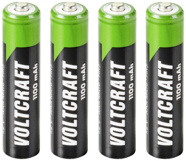 Akumulator AAA/R03 VOLTCRAFT HR03, NiMH, 1100 mAh, 1.2 V, 4 szt.