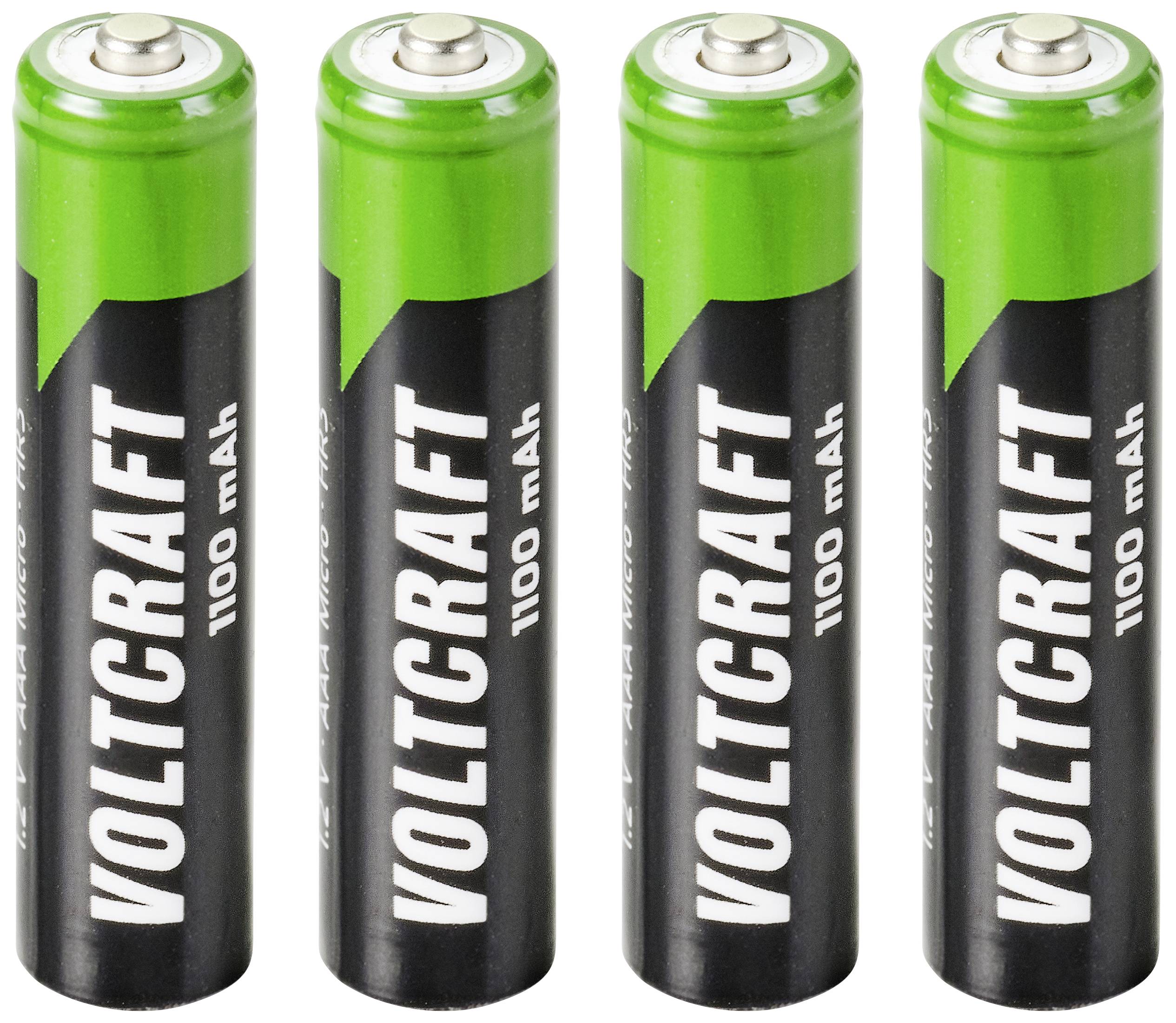 Akumulator AAA/R03 VOLTCRAFT HR03, NiMH, 1100 mAh, 1.2 V, 4 szt. - obrazek 1