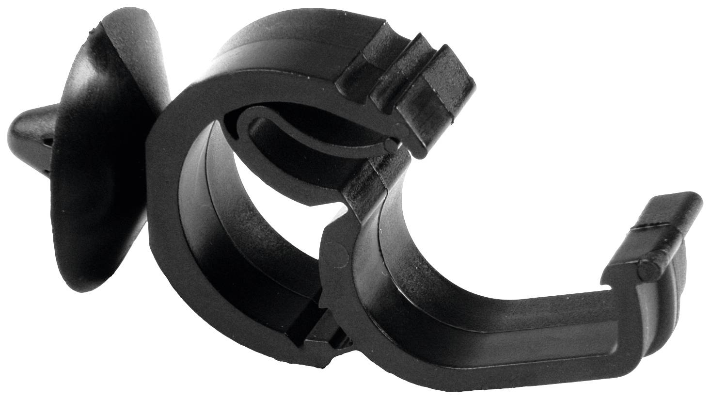 Uchwyt kablowy HellermannTyton AHC2AH-PA66HIRHS-BK 151-02881, 11 do 20 mm, 1 szt. - obrazek 1