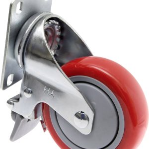TOOLCRAFT TO-5137956 Kółko obrotowe z blokadą 100 mm z płytą Maksymalne obciążenie: 125 kg TOOLCRAFT TO-5137956 Kółko obrotowe z blokadą 100 mm z płytą Maksymalne obciążenie: 125 kg