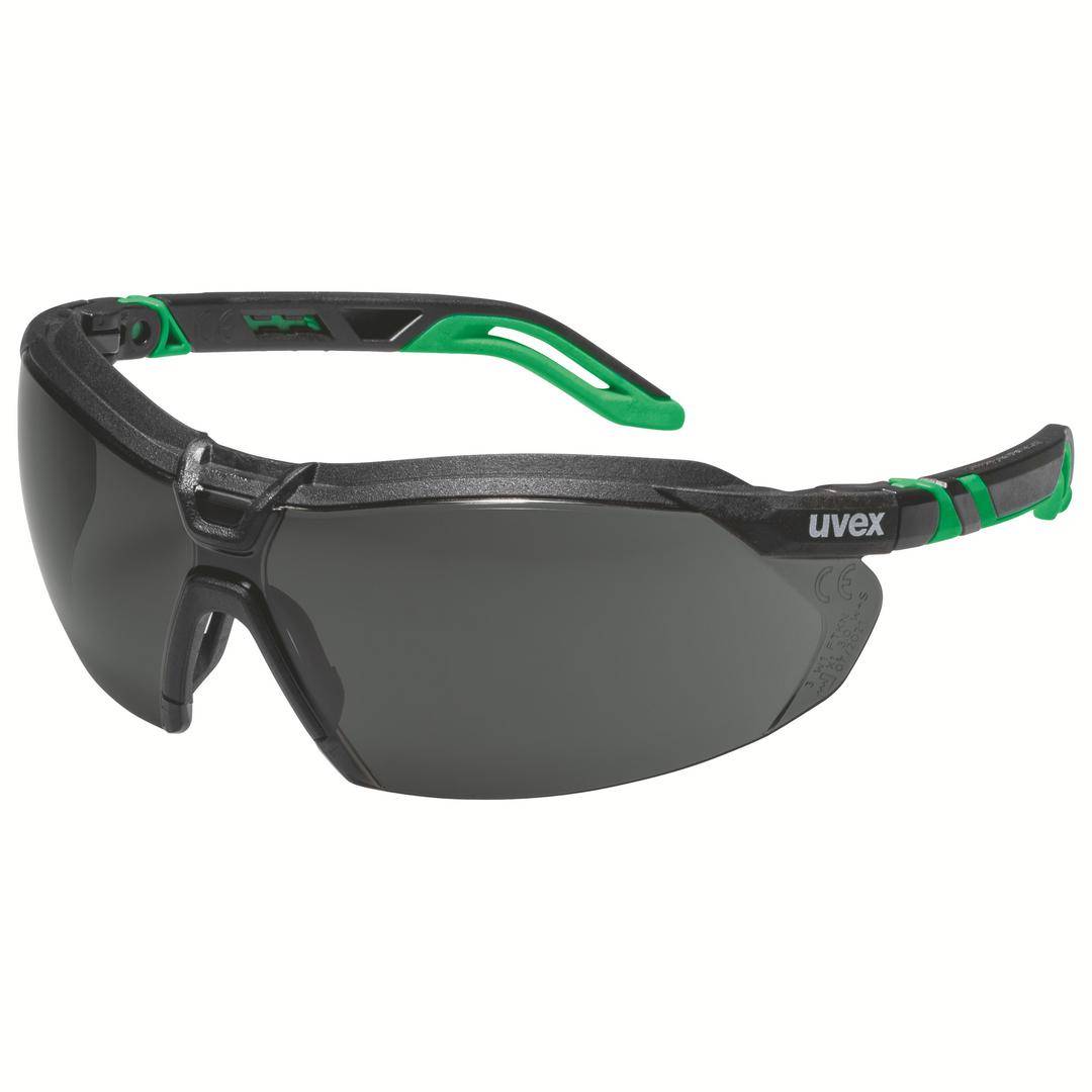 uvex i-5 9183045 Okulary ochronne czarny, zielony - obrazek 1