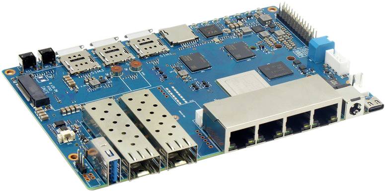 Banana Pi BPI-R4 Banana PI 8 GB 4 x 1.8 GHz - obrazek 1