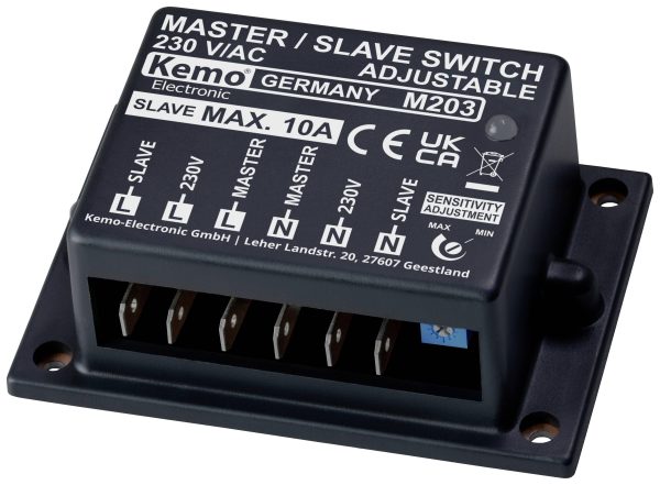 Kemo M203 Przełącznik Master Slave element 230 V/AC