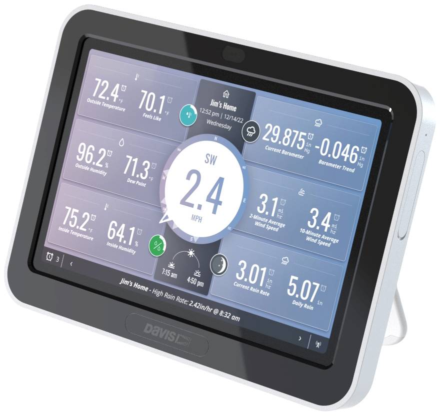 Stacja pogodowa bezprzewodowa Davis Instruments Weatherlink Touch Console 6313EU - obrazek 1