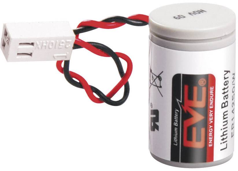 Bateria 1/2 AA EVE, 3.6 V, 1200 mAh, litowe, wtyczka, 1 szt. - obrazek 1