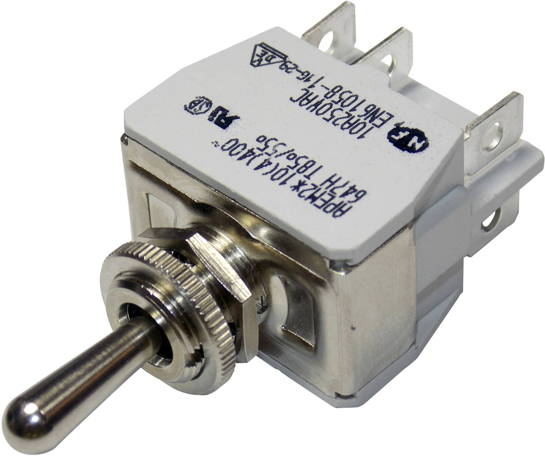 APEM 647H/2 Przełącznik dźwigienkowy 647H/2, 2 x (wł)/wył/(wł), 250 V/AC, 10 A, 1 szt. - obrazek 1