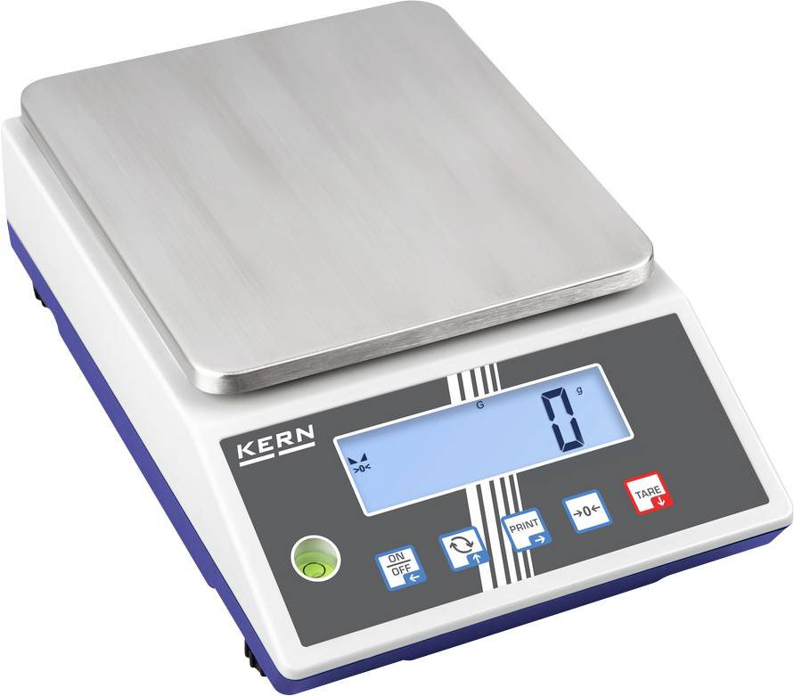 Kern PCB 6000-0 Waga precyzyjna Zakres pomiaru maks. 6 kg Podziałka 1 g poprzez zasilacz sieciowy, bateryjne szarobiały, - obrazek 1