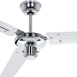 CasaFan TRISTAR-Z 120 CH Flügel Chrom Wentylator sufitowy 59 W (Ø x W) 122 cm x 270 mm chrom tryb zimowy CasaFan TRISTAR-Z 120 CH Flügel Chrom Wentylator sufitowy 59 W (Ø x W) 122 cm x 270 mm chrom tryb zimowy