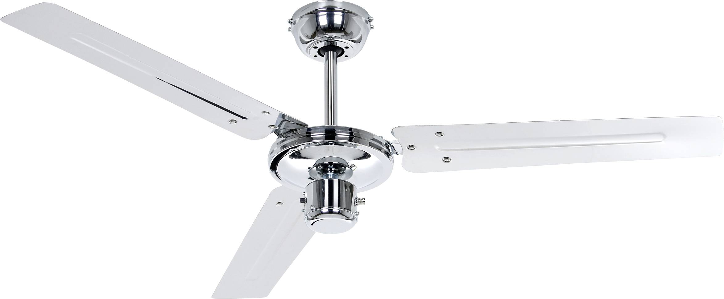 CasaFan TRISTAR-Z 120 CH Flügel Chrom Wentylator sufitowy 59 W (Ø x W) 122 cm x 270 mm chrom tryb zimowy - obrazek 1