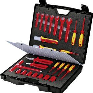 Knipex 98 99 12 Zestaw narzędzi dla elektryków w walizce 26 szt. Knipex 98 99 12 Zestaw narzędzi dla elektryków w walizce 26 szt.