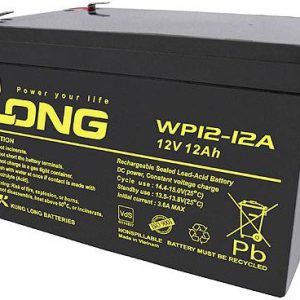 Akumulator ołowiowy Long WP12-12A/F2 WP12-12A/F2, AGM, 12 V, 12 Ah Akumulator ołowiowy Long WP12-12A/F2 WP12-12A/F2, AGM, 12 V, 12 Ah