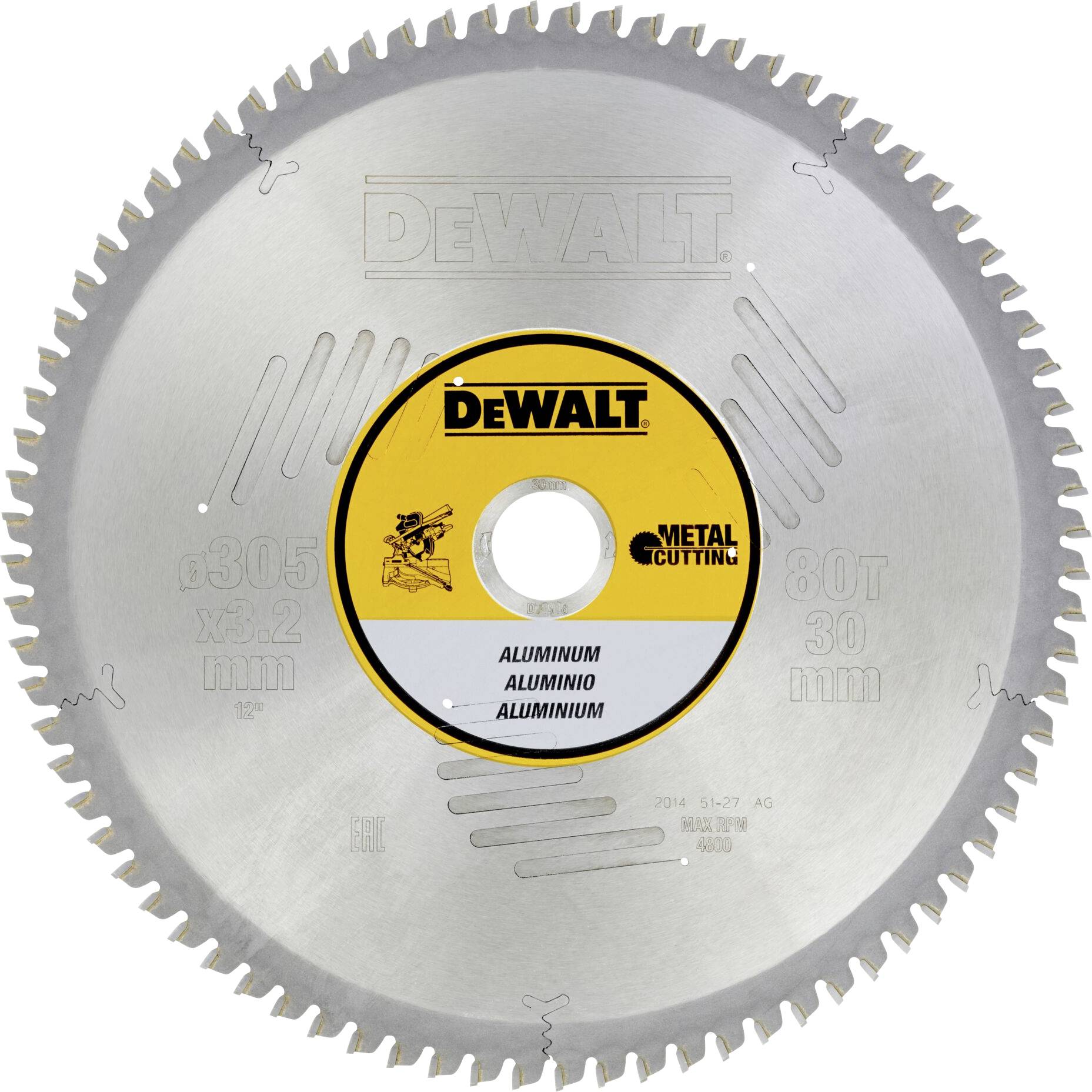Tarcza tnąca DEWALT DT1916-QZ 305 x 30 mm 1 szt. - obrazek 1