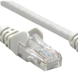Intellinet 739900 RJ45 Kabel sieciowy, kabel krosowy CAT 6 U/UTP 0.25 m szary 1 szt.