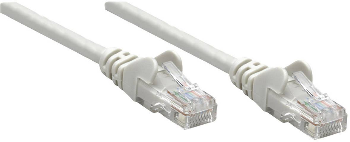 Intellinet 739900 RJ45 Kabel sieciowy, kabel krosowy CAT 6 U/UTP 0.25 m szary 1 szt. - obrazek 1