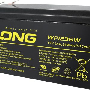 Akumulator ołowiowy Long WP1236W WP1236W, AGM, 12 V, 9 Ah Akumulator ołowiowy Long WP1236W WP1236W, AGM, 12 V, 9 Ah