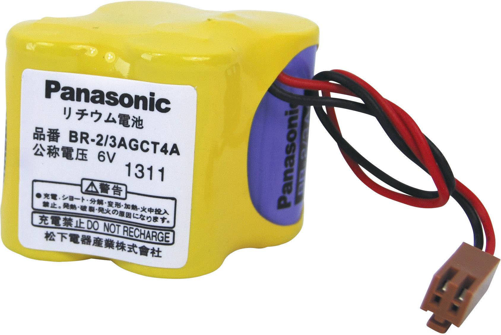 Bateria Panasonic BR2/3AGCT4A, 6 V, 2400 mAh, litowe, wtyczka, 1 szt. - obrazek 1