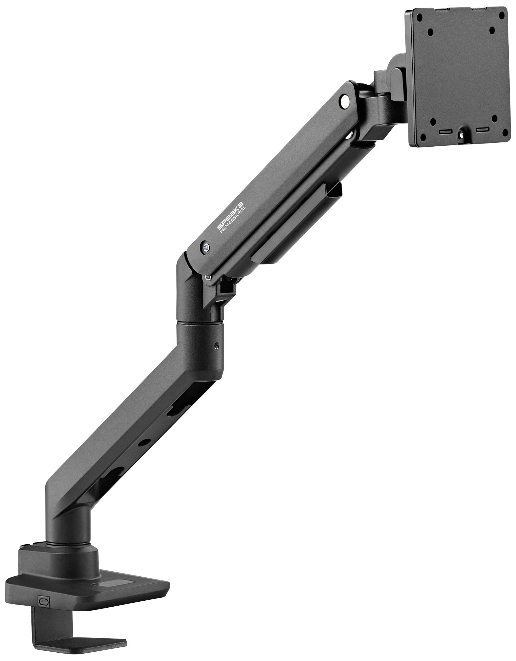SpeaKa Professional Uchwyt do monitora SP-MM-970 1 Wyświetlacz 43,2 cm (17") - 124,5 cm (49") czarny z regulowaną wysoko - obrazek 1