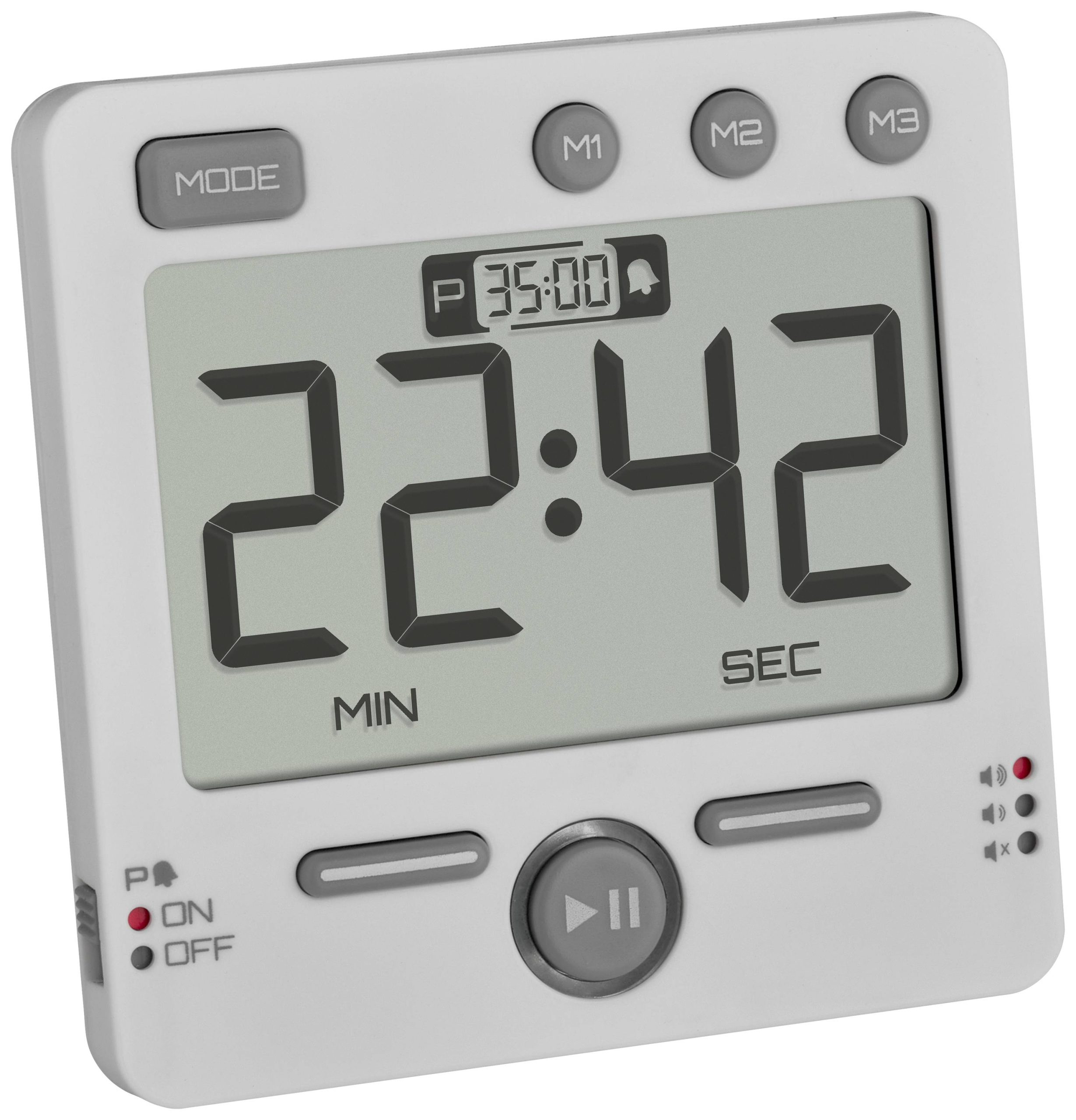Timer TFA Dostmann 99HOURS cyfrowy biały - obrazek 1