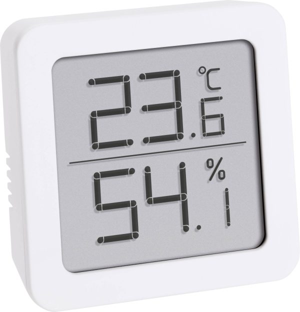 TFA Dostmann TFA – Thermo-Hygrometer – digital – weiß Termohigrometr biały 30.5051.02