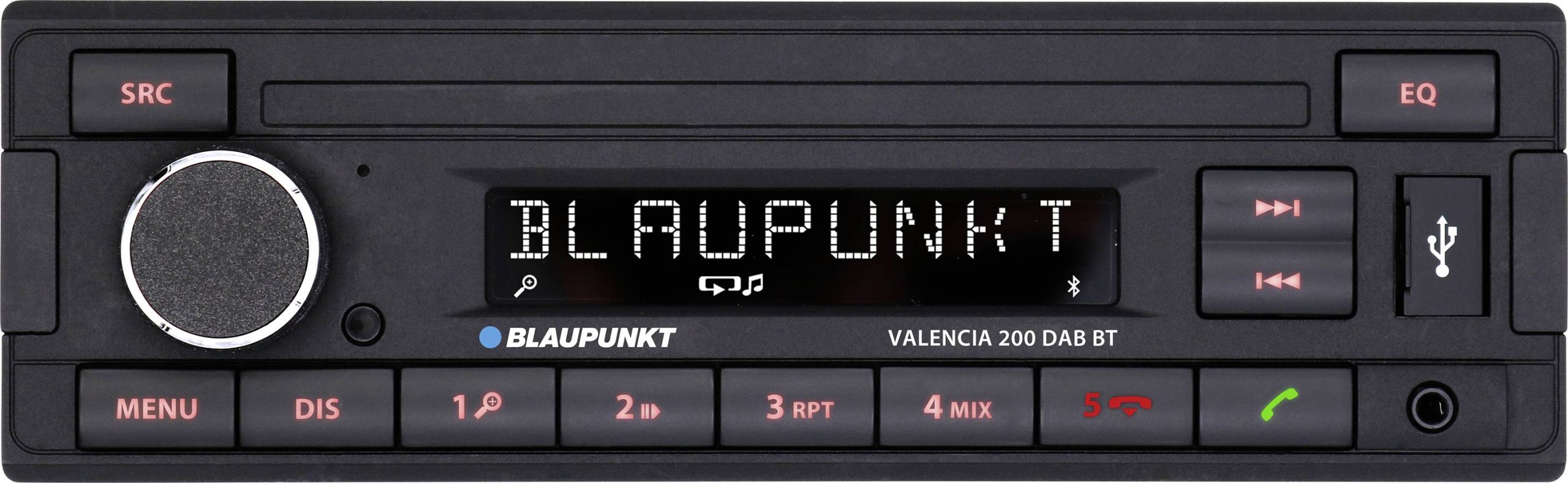 Blaupunkt Valencia 200 DAB BT Radio samochodowe Zestaw głośnomówiący Bluetooth® , Tuner DAB+ - obrazek 1
