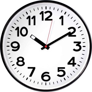 EUROTIME 82320 Kwarcowy Zegar ścienny 30 cm x 50 mm czarny EUROTIME 82320 Kwarcowy Zegar ścienny 30 cm x 50 mm czarny