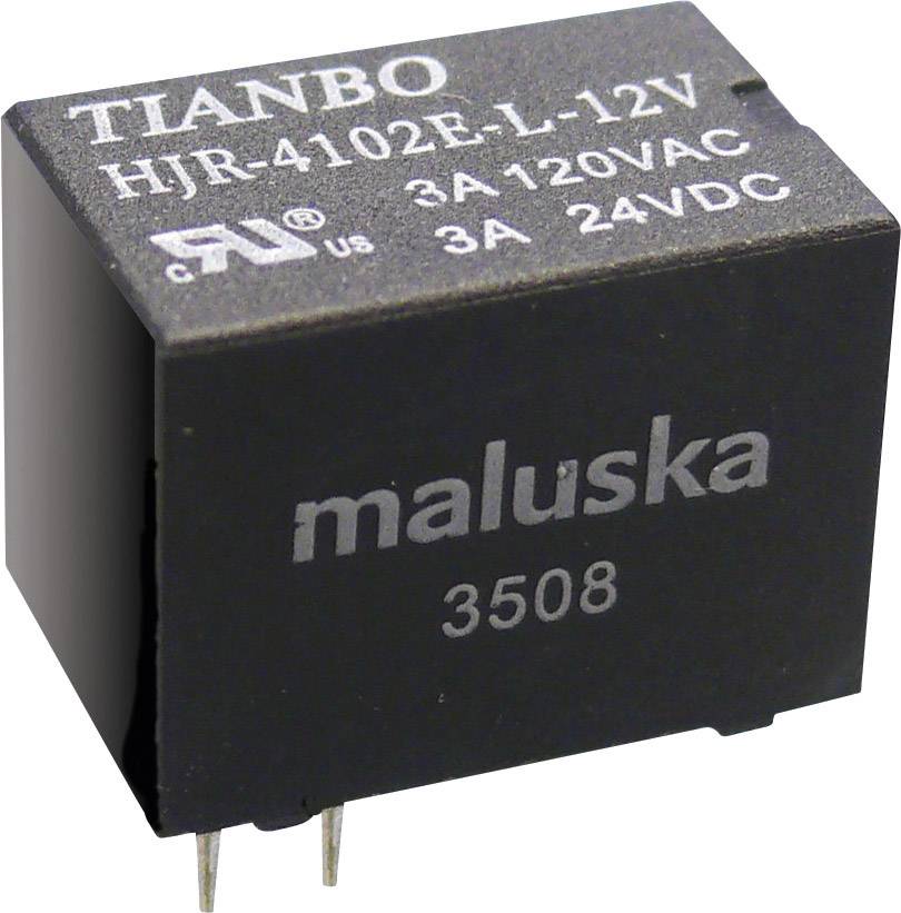 Przekaźnik miniaturowy HJR-4102 Tianbo Electronics HJR4102E-L-24VDC-S-Z 24 V/DC 1 zestyk - obrazek 1