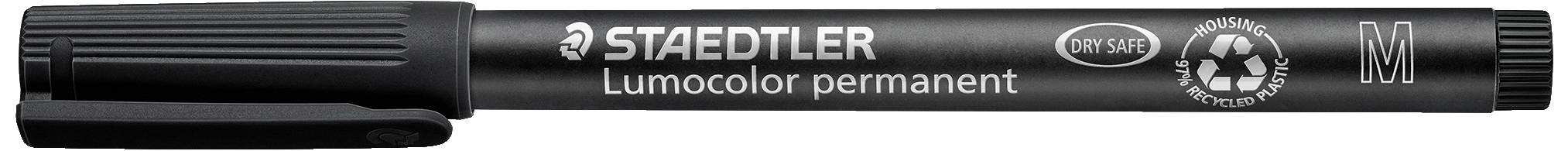 Marker permanentny Staedtler Lumocolor permanent M DRY SAFE - obrazek 1