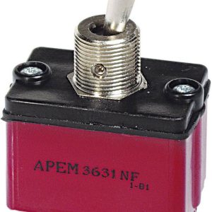 APEM 3637NF/2 3637NF/2 Przełącznik dźwigienkowy 250 V/AC 6 A 1 x (wł)/wył/(wł) chwilowy/0/chwilowy 1 szt. APEM 3637NF/2 3637NF/2 Przełącznik dźwigienkowy 250 V/AC 6 A 1 x (wł)/wył/(wł) chwilowy/0/chwilowy 1 szt.