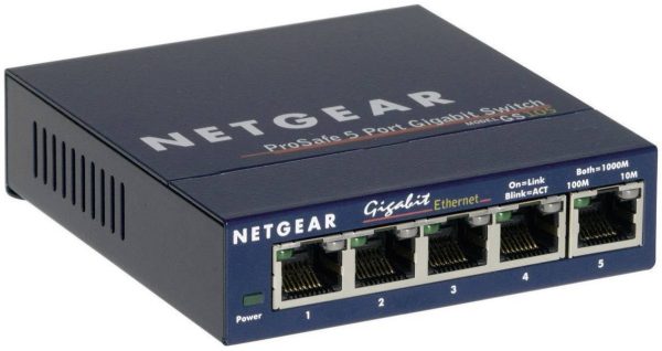 Switch NETGEAR GS105 GE GS105GE, 5 Portów, 1000 MBit/s