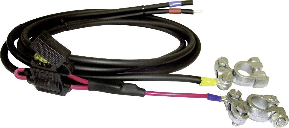 Kabel akumulatorowy, Sunline, 15 A, 2 x 2,5 mm2, 2 x 1,5 m - obrazek 1