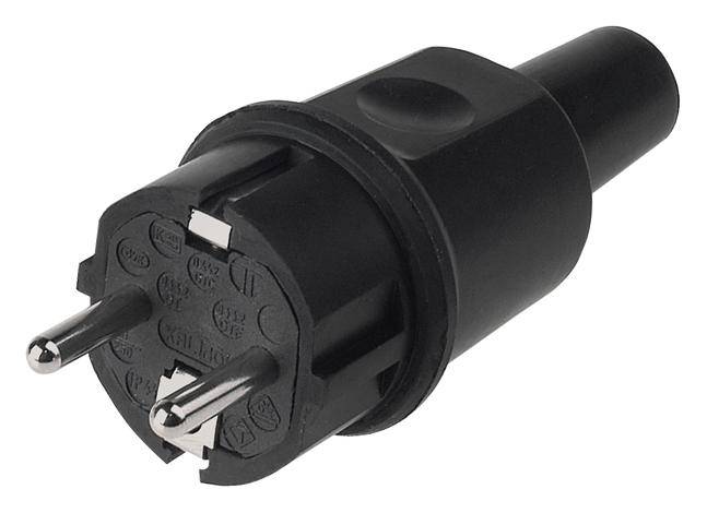 Wtyczka z uziemieniem Bachmann 913.169, IP44, IP20 - obrazek 1