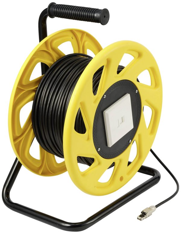 bęben na kable RJ45 Renkforce RF-5264732, CAT 6a, S/FTP, 60 m