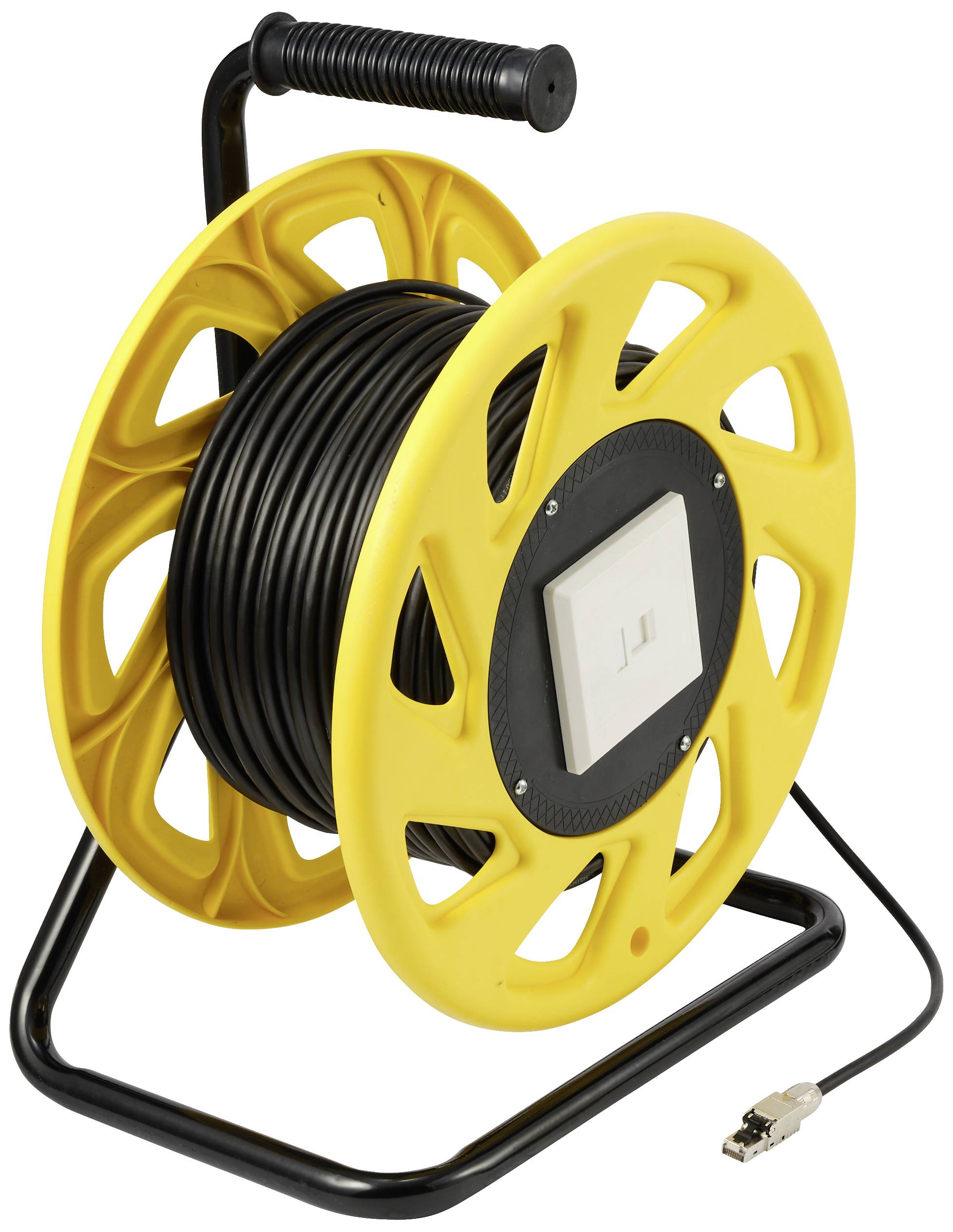 bęben na kable RJ45 Renkforce RF-5264732, CAT 6a, S/FTP, 60 m - obrazek 1