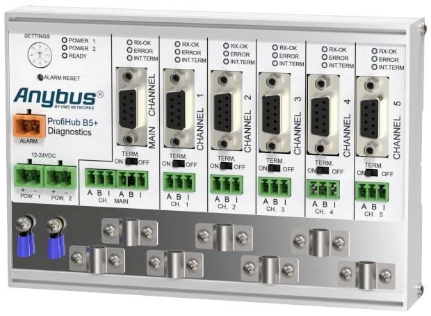 Repeater Anybus ProfiHub B5+R Napięcie robocze: 12 V/DC, 24 V/DC - obrazek 1