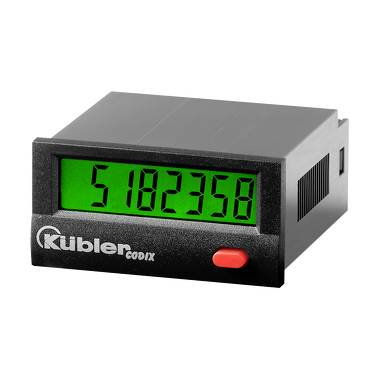 Licznik impulsów Kübler Group Codix 130, 6.130.012.852, 45 x 22 mm