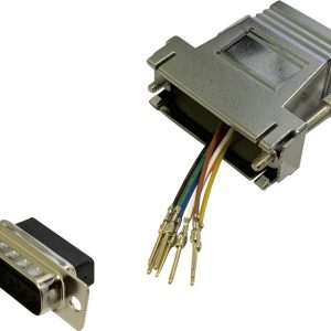 Adapter BKL Electronic 10121123 złącze męskie D-SUB 15-pin – złącze żeńskie RJ45 Adapter BKL Electronic 10121123 złącze męskie D-SUB 15-pin – złącze żeńskie RJ45