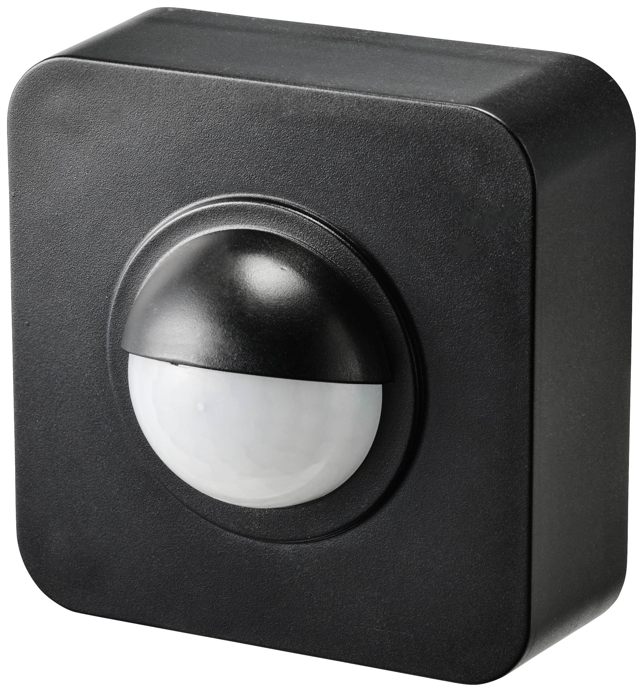 Czujnik ruchu PIR Sygonix SY-5046552 nadtynkowy 120 ° IP65 czarny - obrazek 1