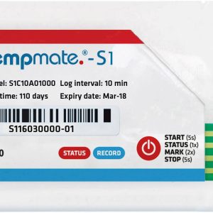 Rejestrator temperatury tempmate S1C10A01000 S1C10A01000 -30 do +70 °C Rejestrator temperatury tempmate S1C10A01000 S1C10A01000 -30 do +70 °C