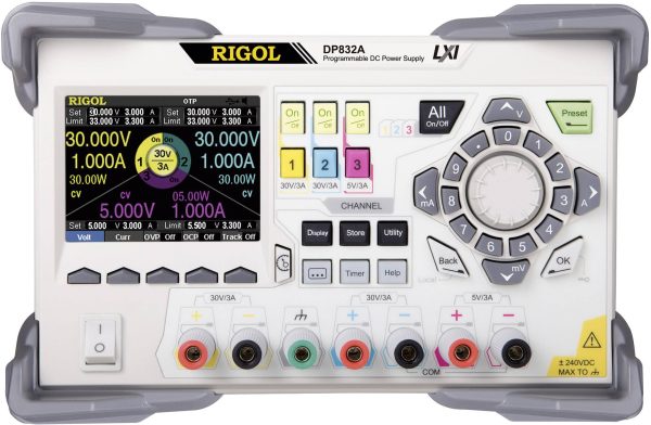 Zasilacz laboratoryjny regulowany Rigol DP832A 0 – 30 V/DC 0 – 3 A 195 W