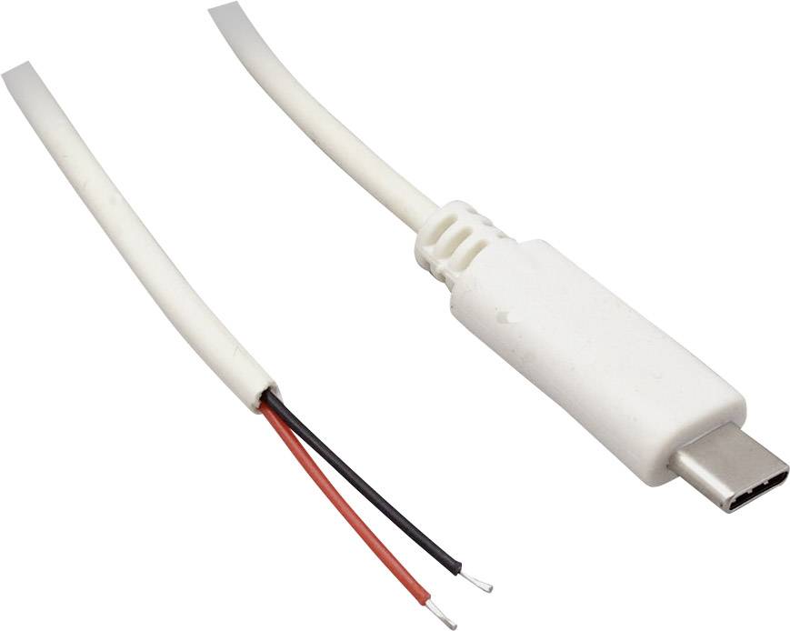 Wtyk USB 3.1 C z otwartym końcem kabla TRU COMPONENTS TC-2509033, 1.80 m, 1 szt. - obrazek 1