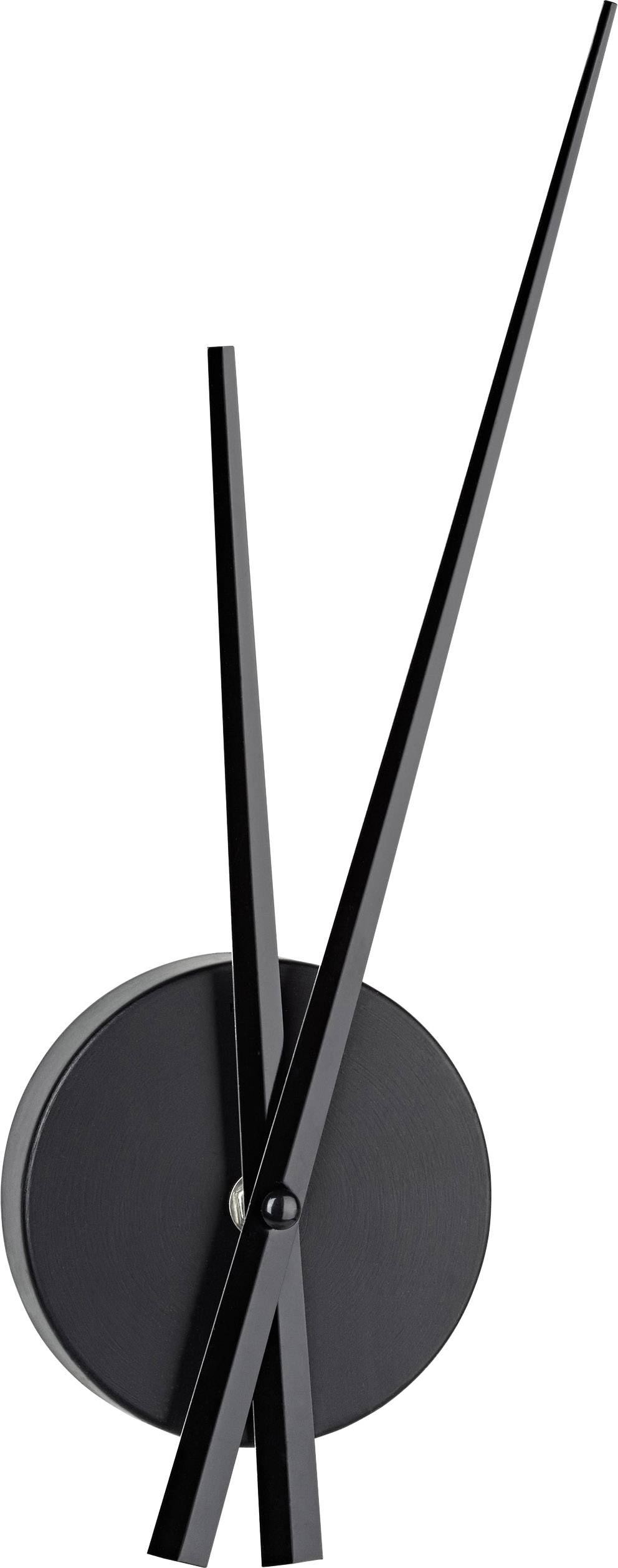 TFA Dostmann 60.3036.01 Kwarcowy Zegar ścienny 50 cm x 50 cm x 96 mm x 310 mm x 33 mm czarny cicha praca mechanizmu - obrazek 1